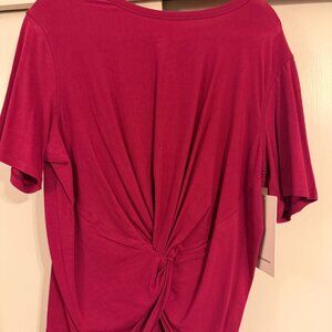 LULULEMON NEW WITH TAGS NWT CRESCENT TEE SHIRT WOMENS MAGENTA PURPLE SZ 12